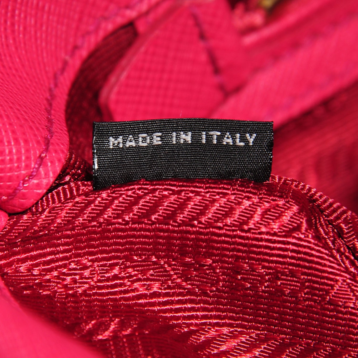 Prada Saffiano Large Galleria Double Zip Tote Fuxia 9 of 9