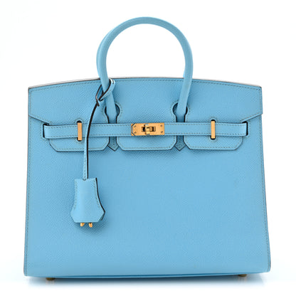 Hermes Epsom Birkin Sellier 25 Celeste 1 of 14
