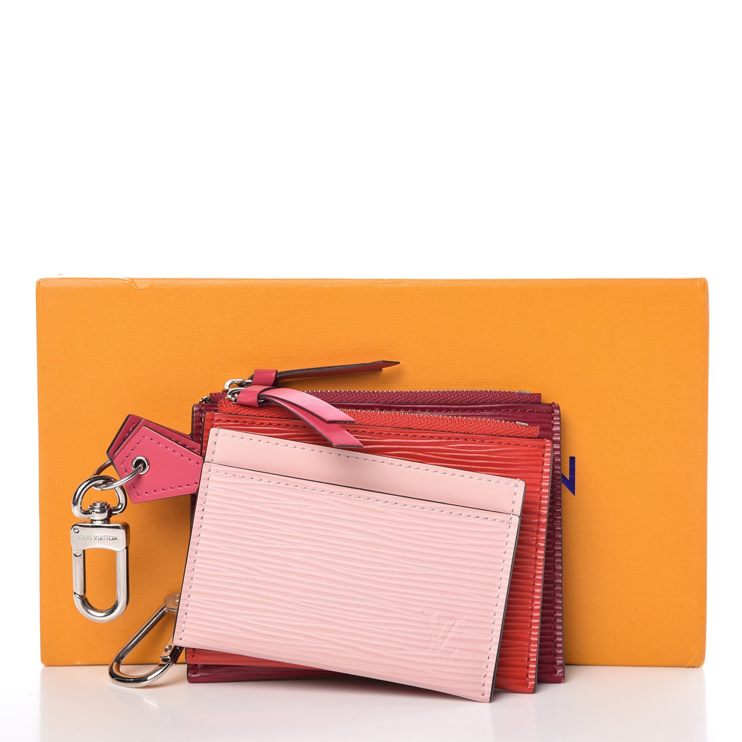 Louis Vuitton Epi Trio Card Case Wallet Rose Ballerine Rouge Fuchsia 10 of 10