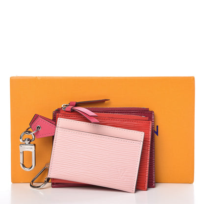 Louis Vuitton Epi Trio Card Case Wallet Rose Ballerine Rouge Fuchsia 10 of 10