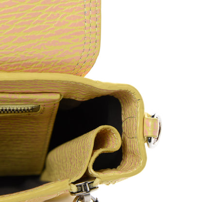 3.1 Phillip Lim Shark Embossed Textured Calfskin Mini Pashli Satchel Mimosa Petal 14 of 20