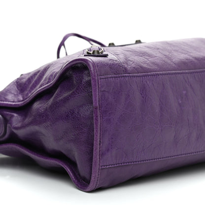 Balenciaga Agneau Classic Hardware City Dark Violet 8 of 14
