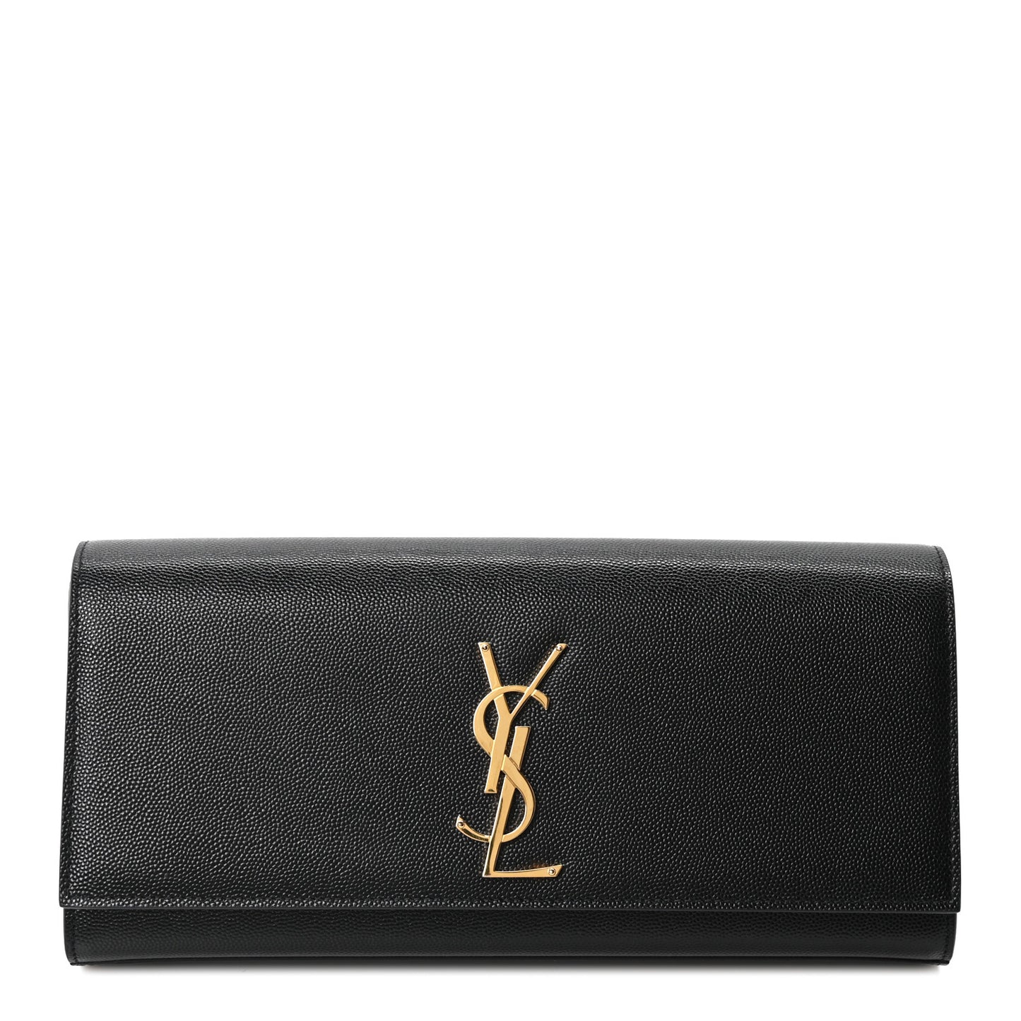 Grain De Poudre Monogram Cassandre Clutch Black