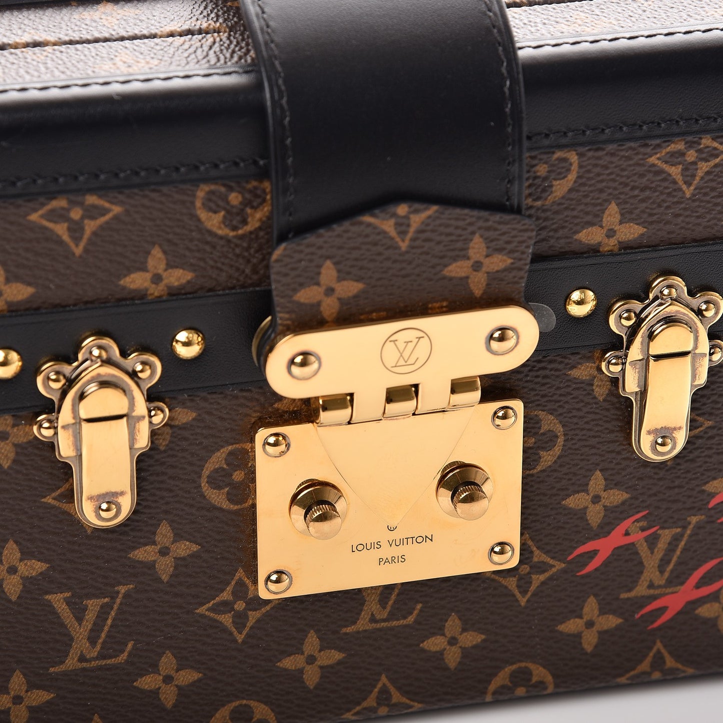 Monogram Petite Malle Black