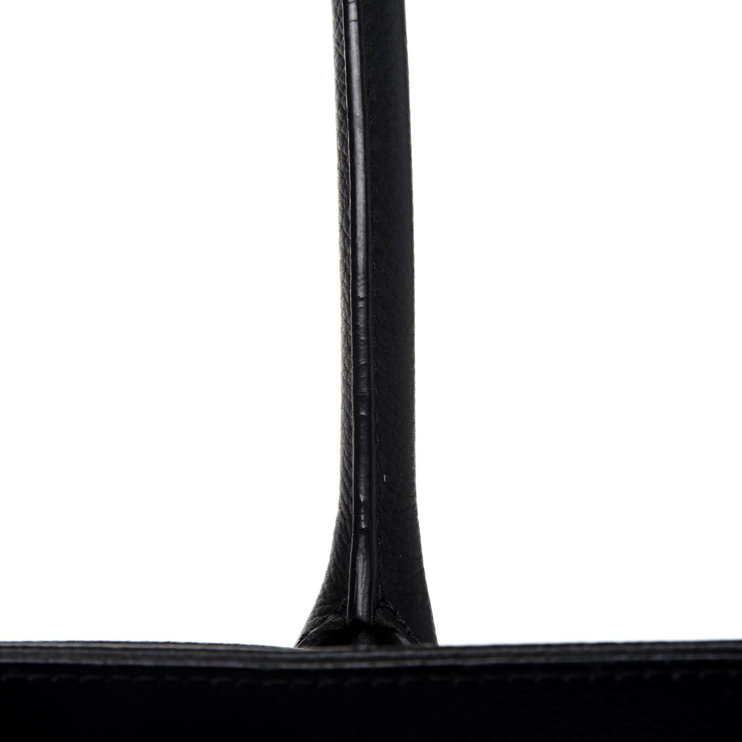 Calfskin Small Cerf Executive Shopper Tote Black