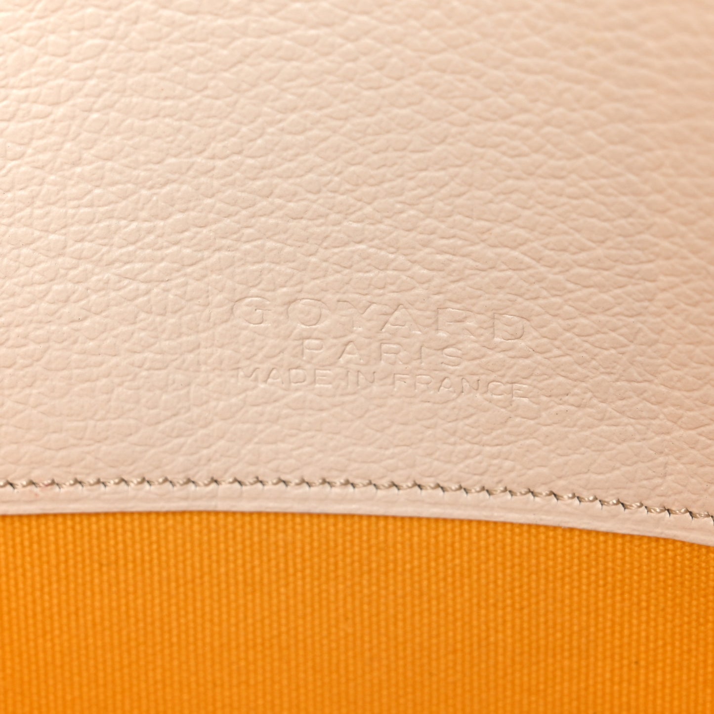 Goyardine Senat Pochette MM White
