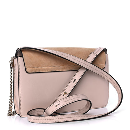 Chloe Suede Calfskin Small Faye Shoulder Bag Blushy Pink 2 of 10
