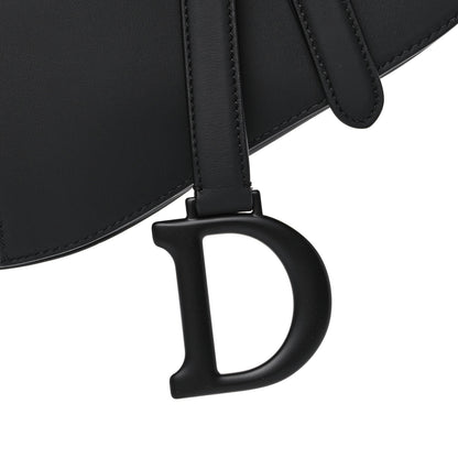 Christian Dior Ultra Matte Calfskin Saddle Bag Black 8 of 12