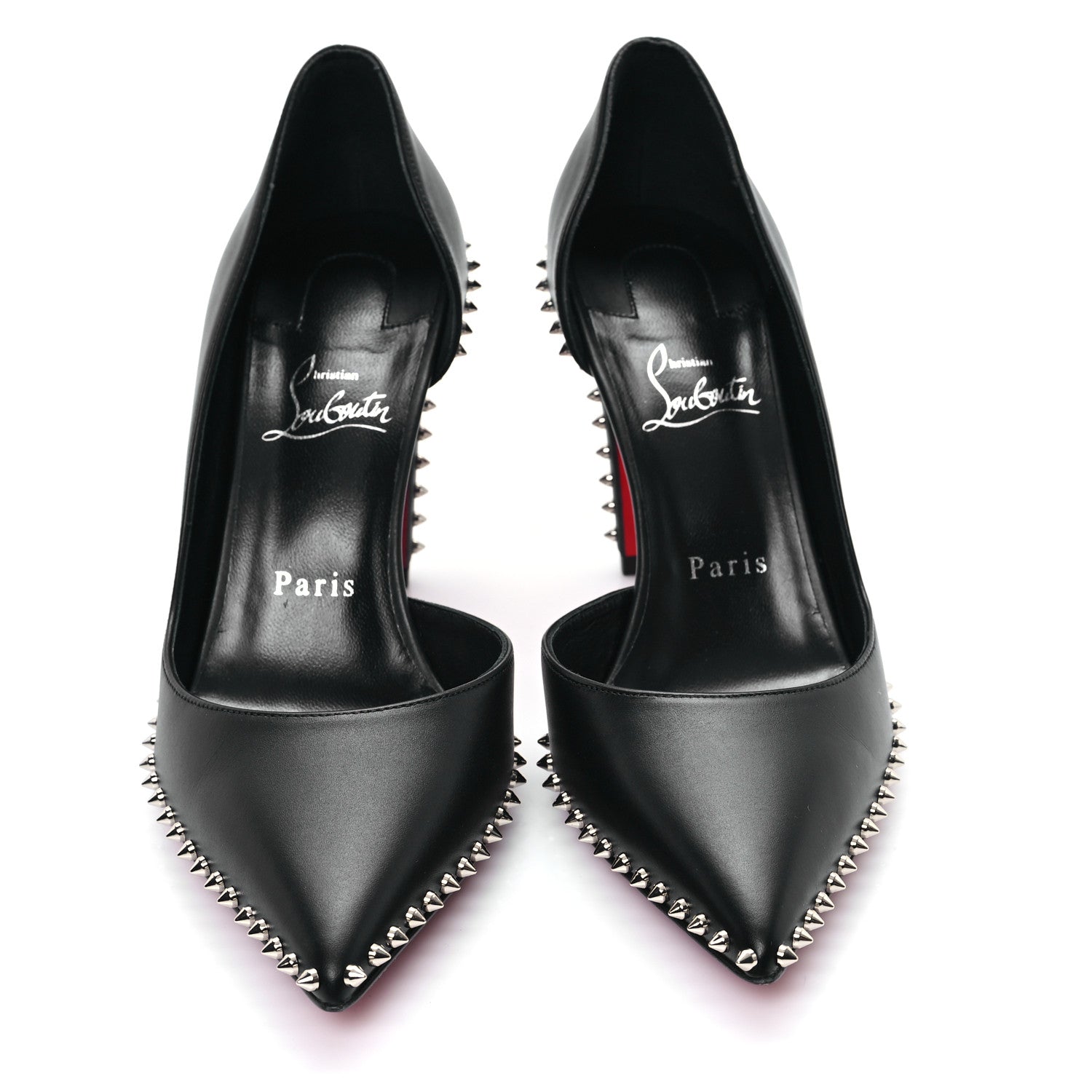 Christian Louboutin Calfskin Vidura 85 Pumps 38.5 Black 3 of 9