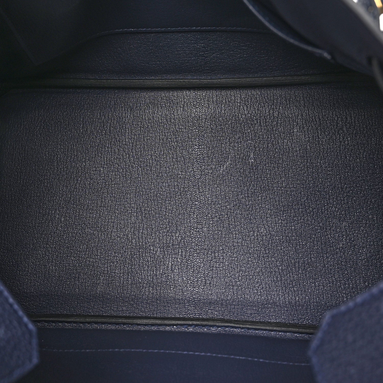 Hermes Togo Birkin 30 Bleu Nuit 5 of 11