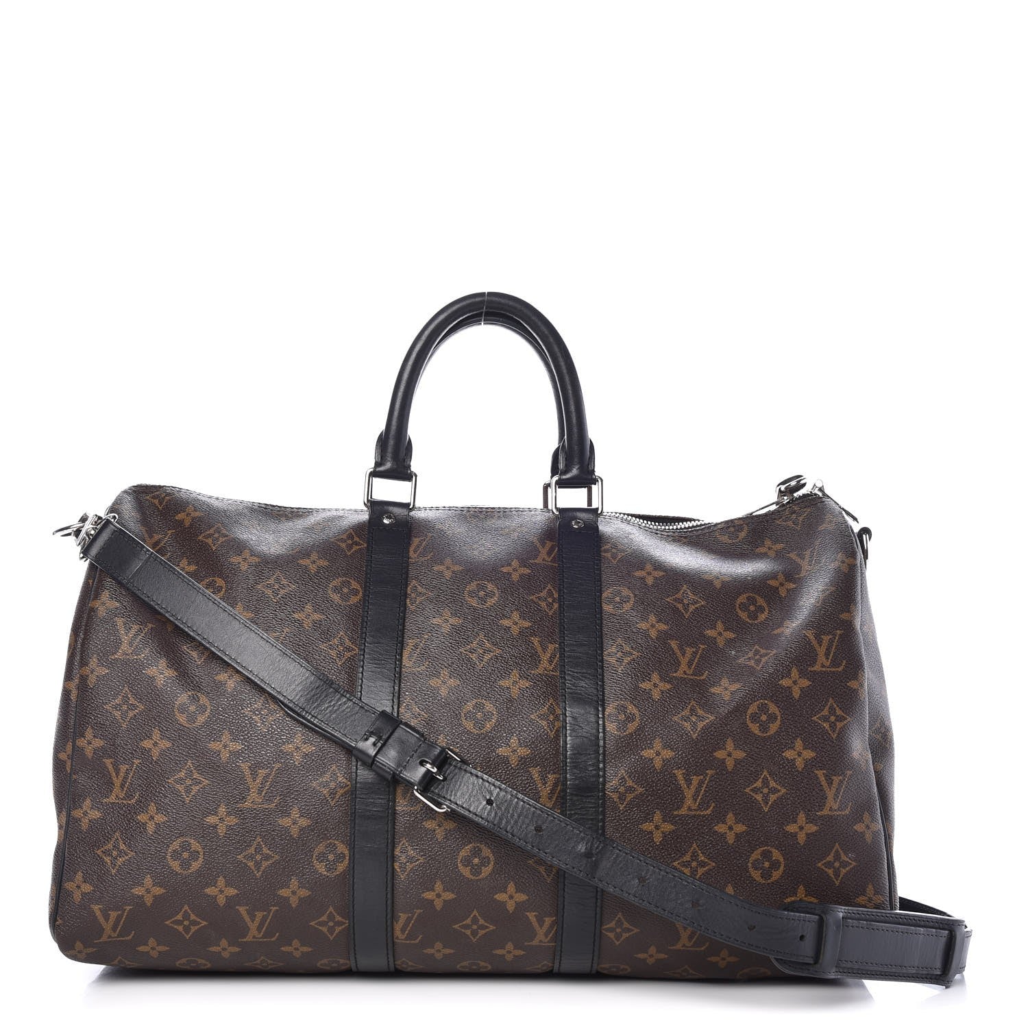 Louis Vuitton Monogram Macassar Keepall Bandouliere 45 1 of 9