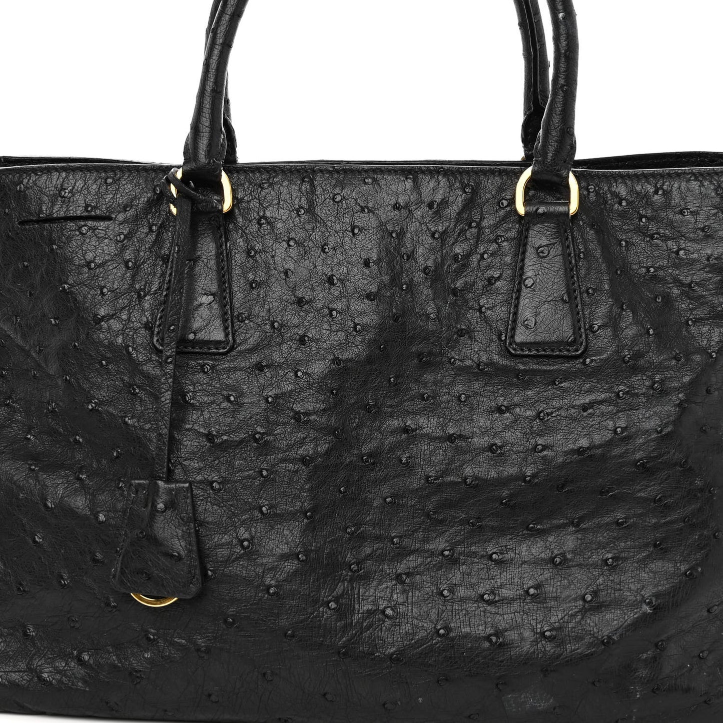 Ostrich Tote Black