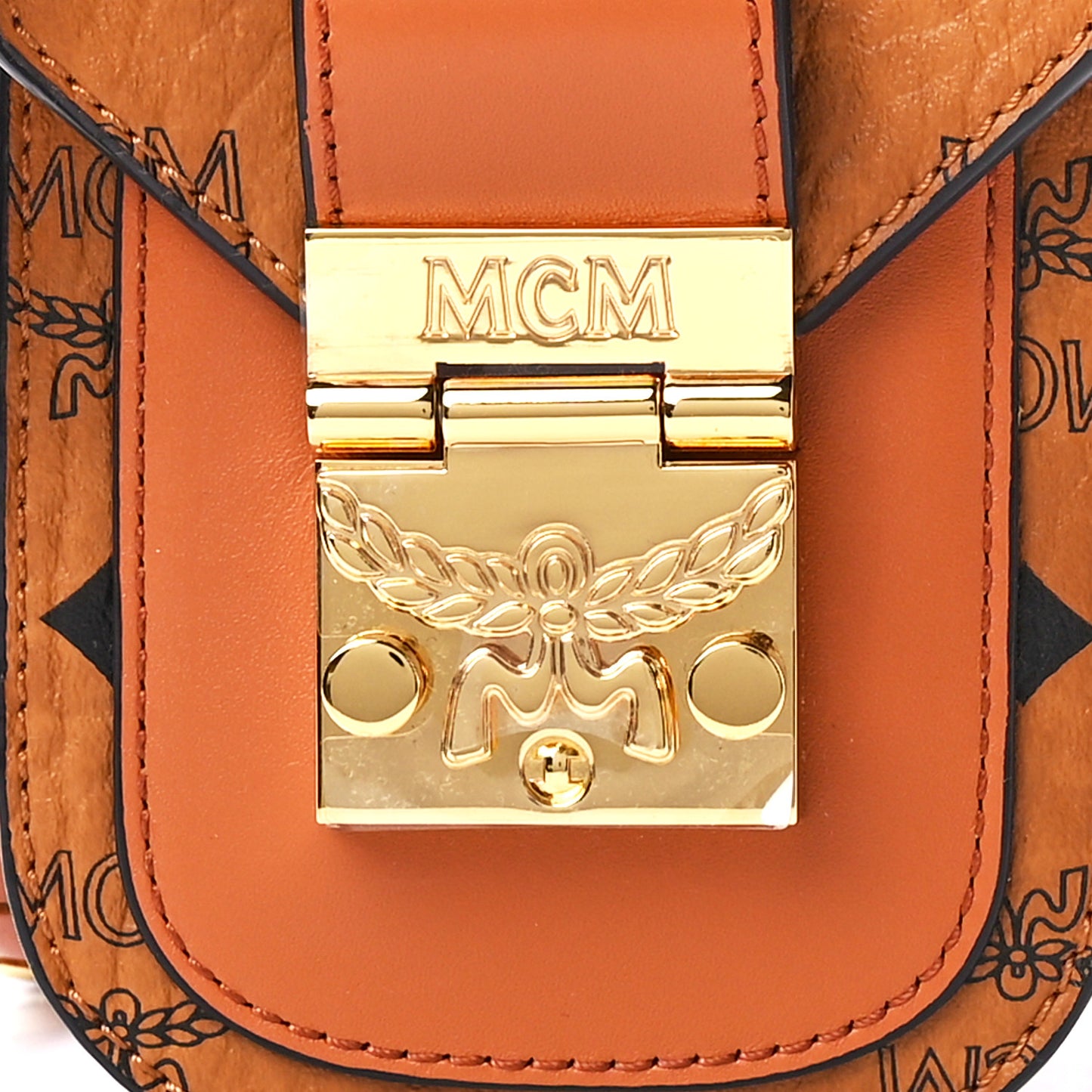 Visetos Mini Patricia Crossbody Pouch Cognac