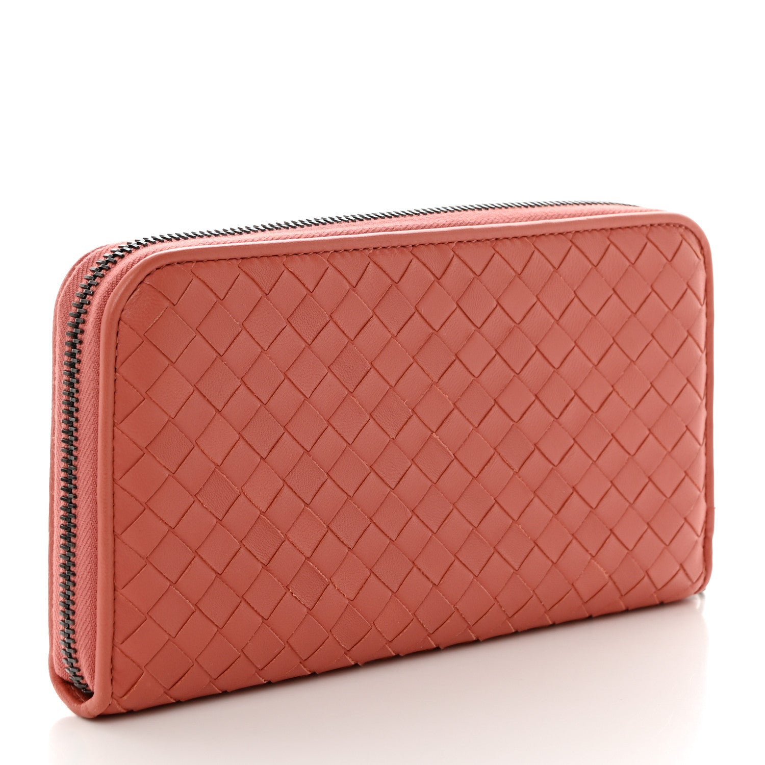 Bottega Veneta Nappa Intrecciato Zip Around Wallet Pompei 3 of 8