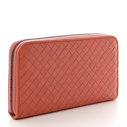 Bottega Veneta Nappa Intrecciato Zip Around Wallet Pompei 3 of 8