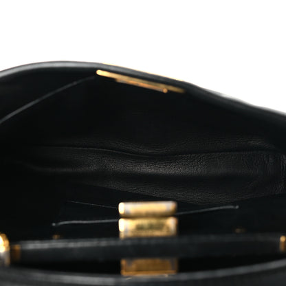 Fendi Nappa Mini Peekaboo Iconic Satchel Black 6 of 12