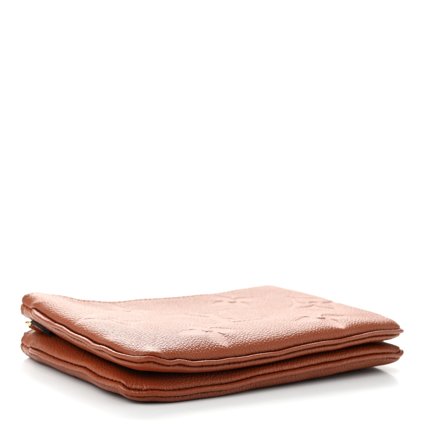 Empreinte Monogram Giant Double Zip Pochette Caramel