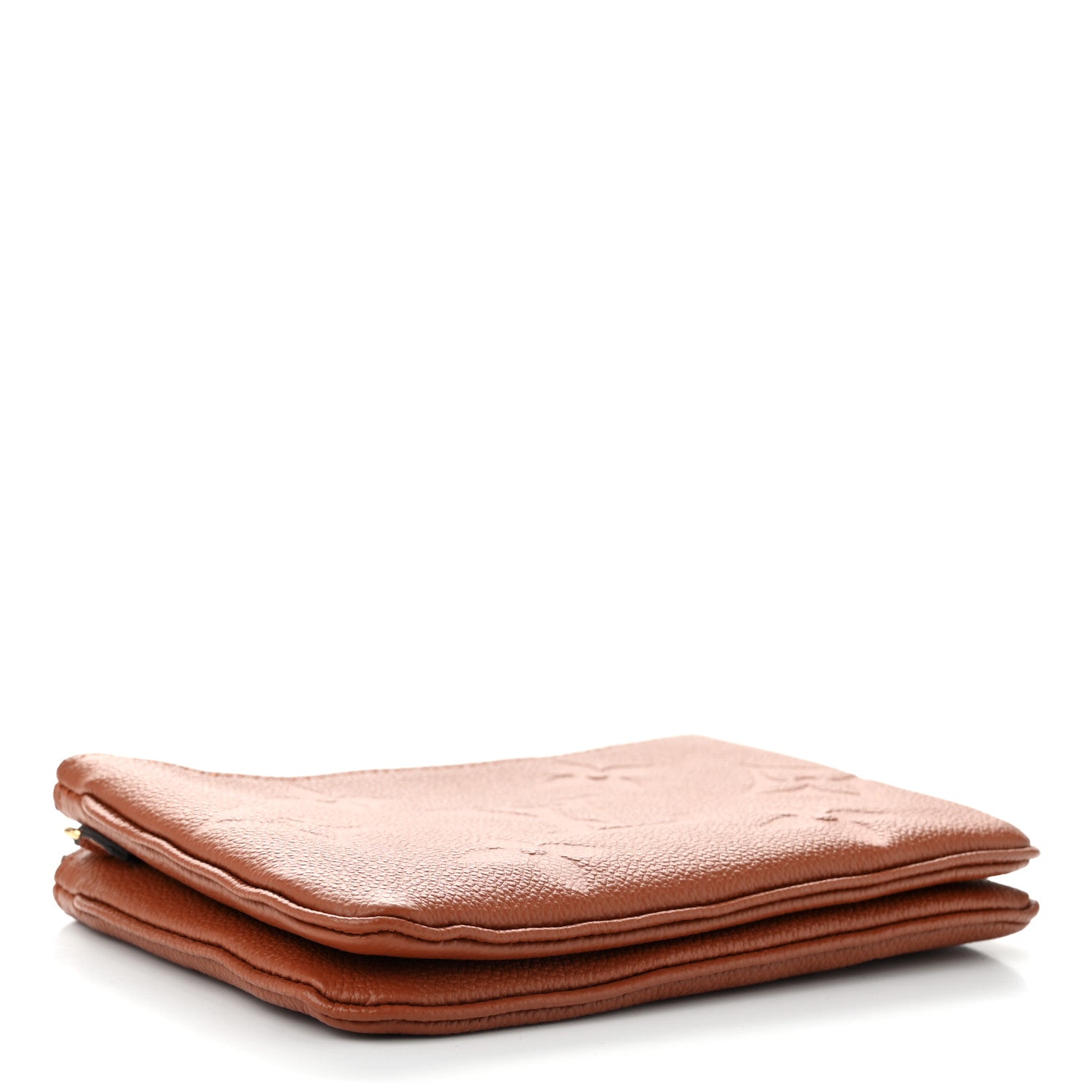 Louis Vuitton Empreinte Monogram Giant Double Zip Pochette Caramel 4 of 11