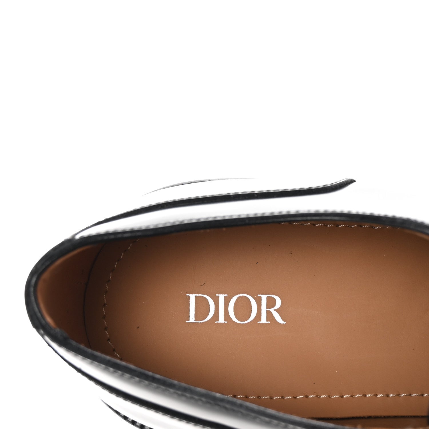 Christian Dior Calfskin Mens Derby Shoes 42 Black 8 of 9