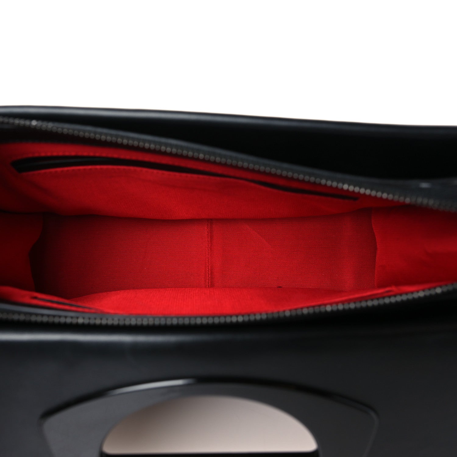 Christian Louboutin Grained Calfskin Ombre Passage Messenger Black Colombe 5 of 10