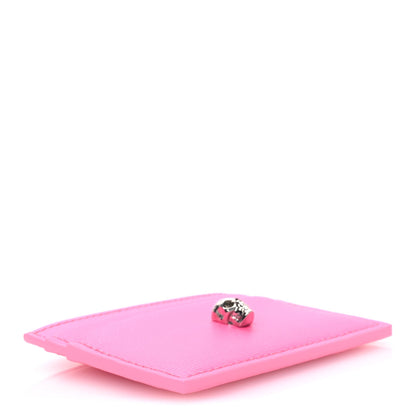 Alexander McQueen Calfskin Skull Card Holder Pink 4 of 8