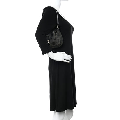 Fendi Zucca Mini Shoulder Bag Black 2 of 13