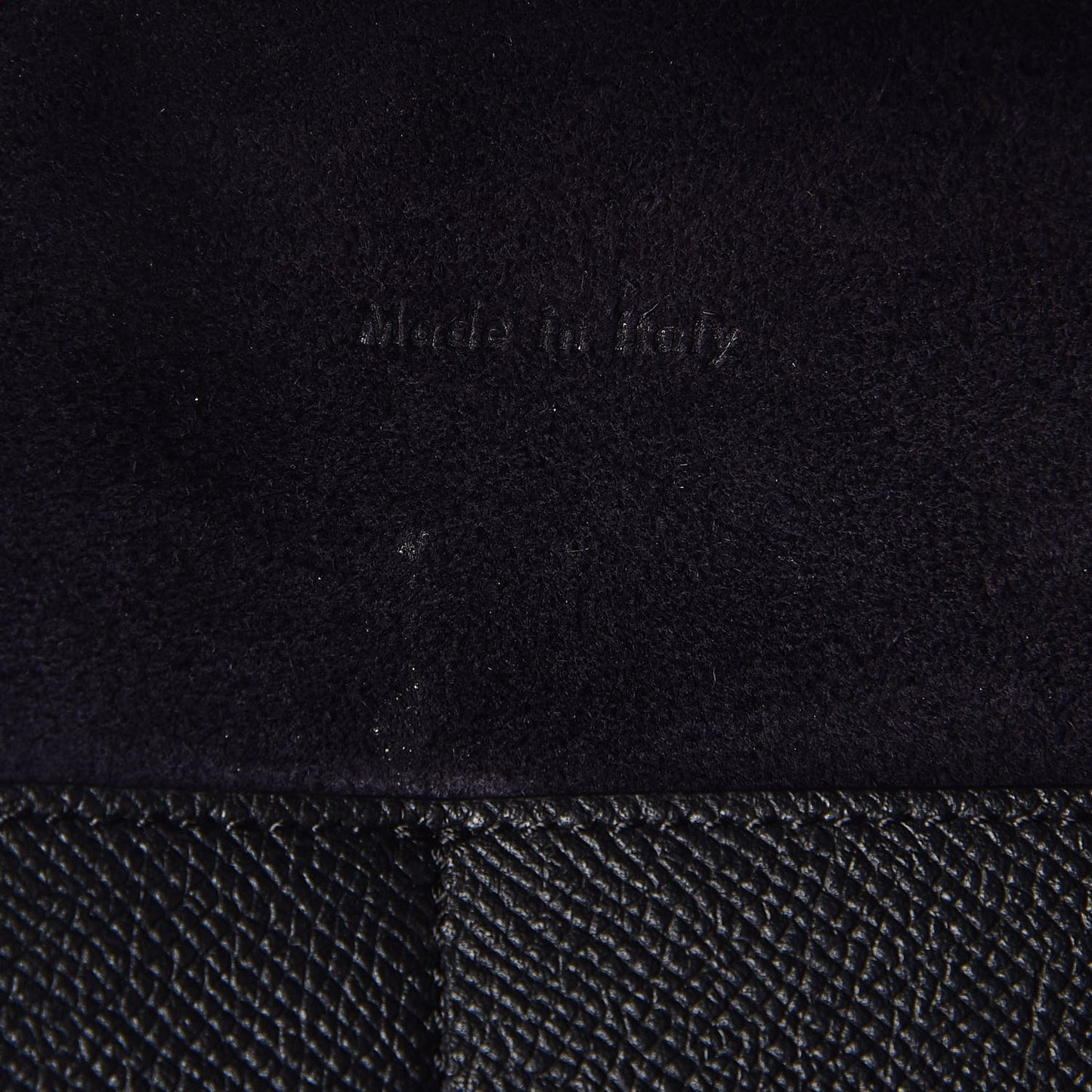 Grained Calfskin Mini Belt Bag Black