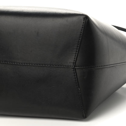 Mansur Gavriel Vegetable Tanned Calfskin Bucket Bag Black Flamma 9 of 11