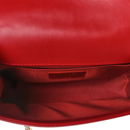 Chanel Lambskin Quilted Medium Boy Flap Red 5 of 9