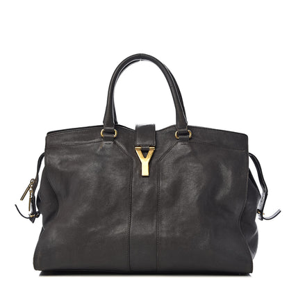 Saint Laurent Sheepskin Large Cabas ChYc Grey 1 of 30