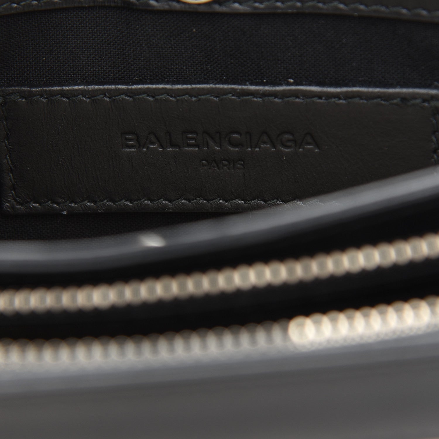 Balenciaga Cotton Canvas Pochette Crossbody Bag Black 7 of 8