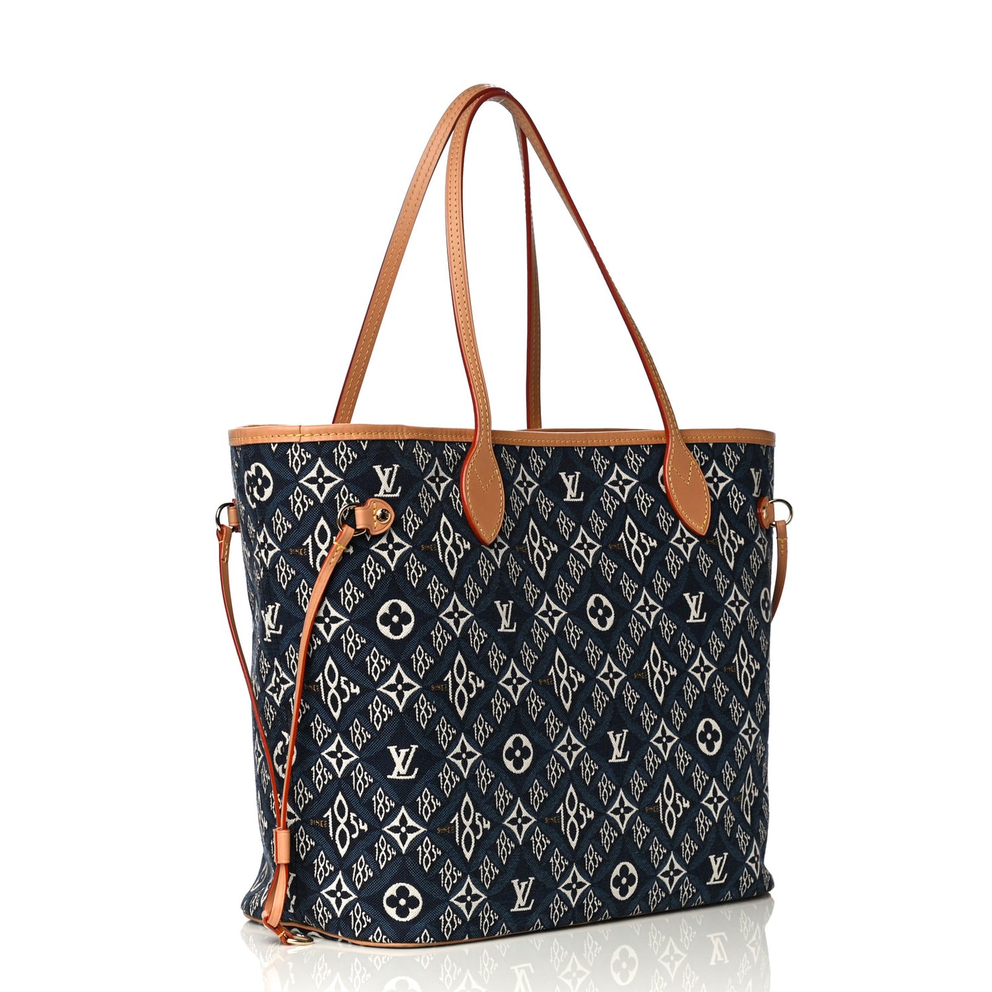 Jacquard Since 1854 Neverfull MM Blue