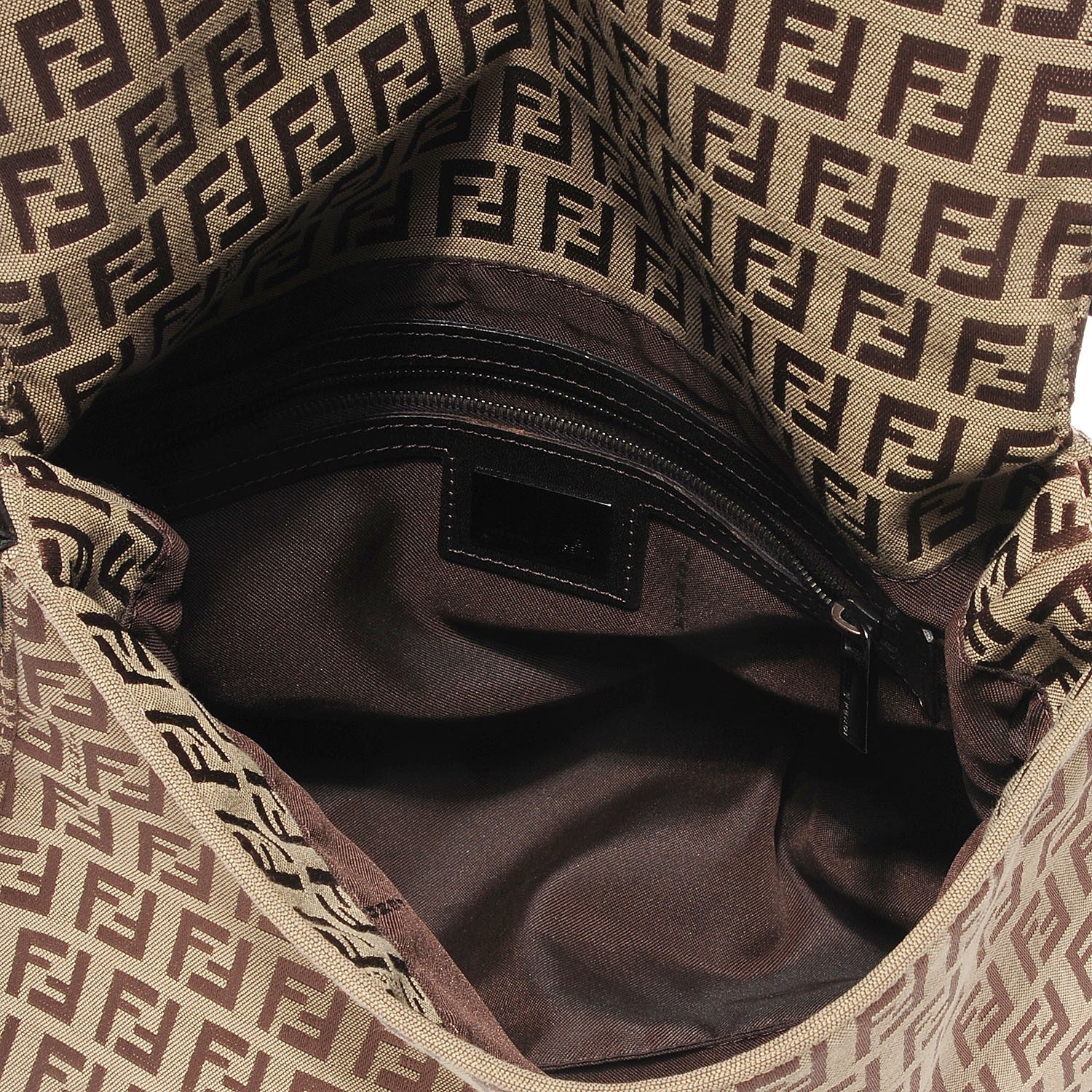 Fendi Zucchino Mama Baguette Tobacco 7 of 7