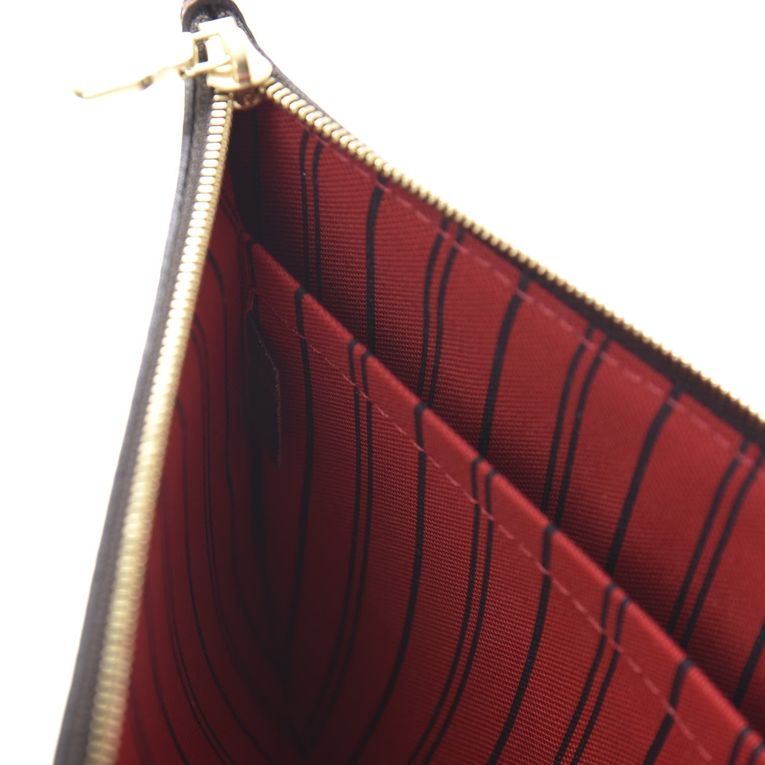 Louis Vuitton Damier Ebene Neverfull MM GM Pochette 8 of 10