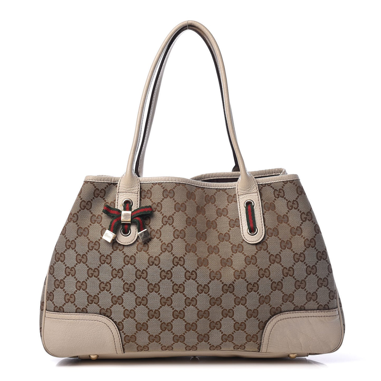 Monogram Medium Princy Tote Off White