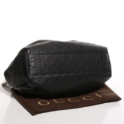 Gucci Guccissima Medium Sukey Tote Black 4 of 7