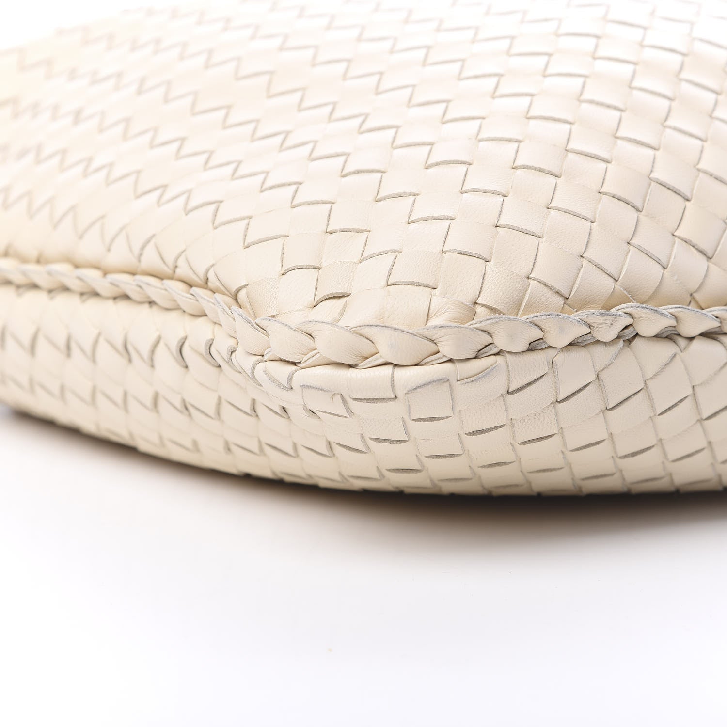 Bottega Veneta Nappa Intrecciato Large Veneta Hobo Cream 9 of 11