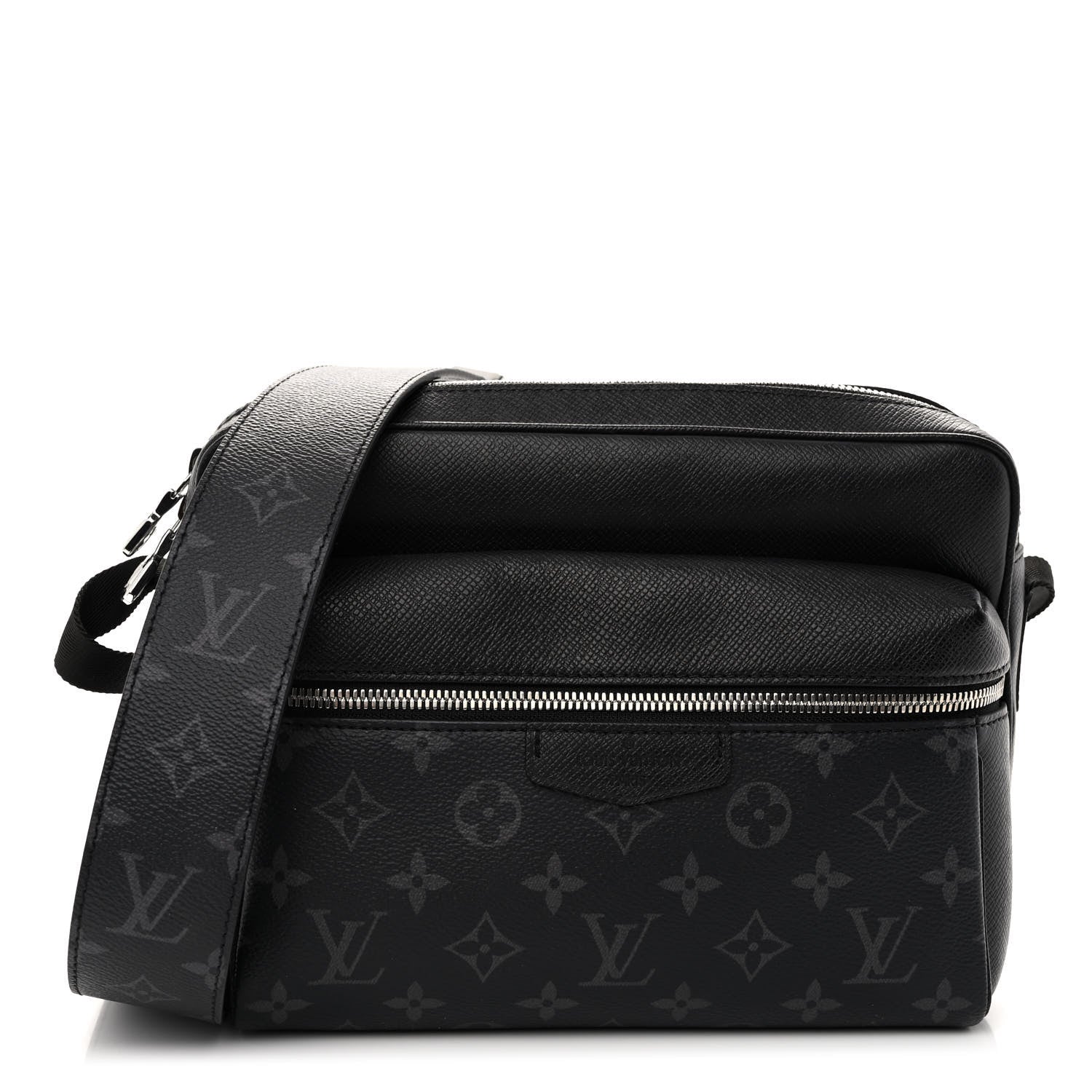 Louis Vuitton Taiga Monogram Eclipse Outdoor Messenger Black 1 of 9