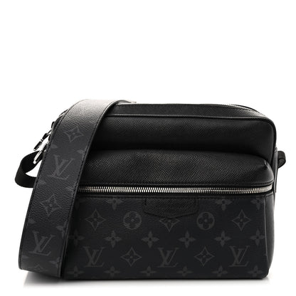 Louis Vuitton Taiga Monogram Eclipse Outdoor Messenger Black 1 of 9
