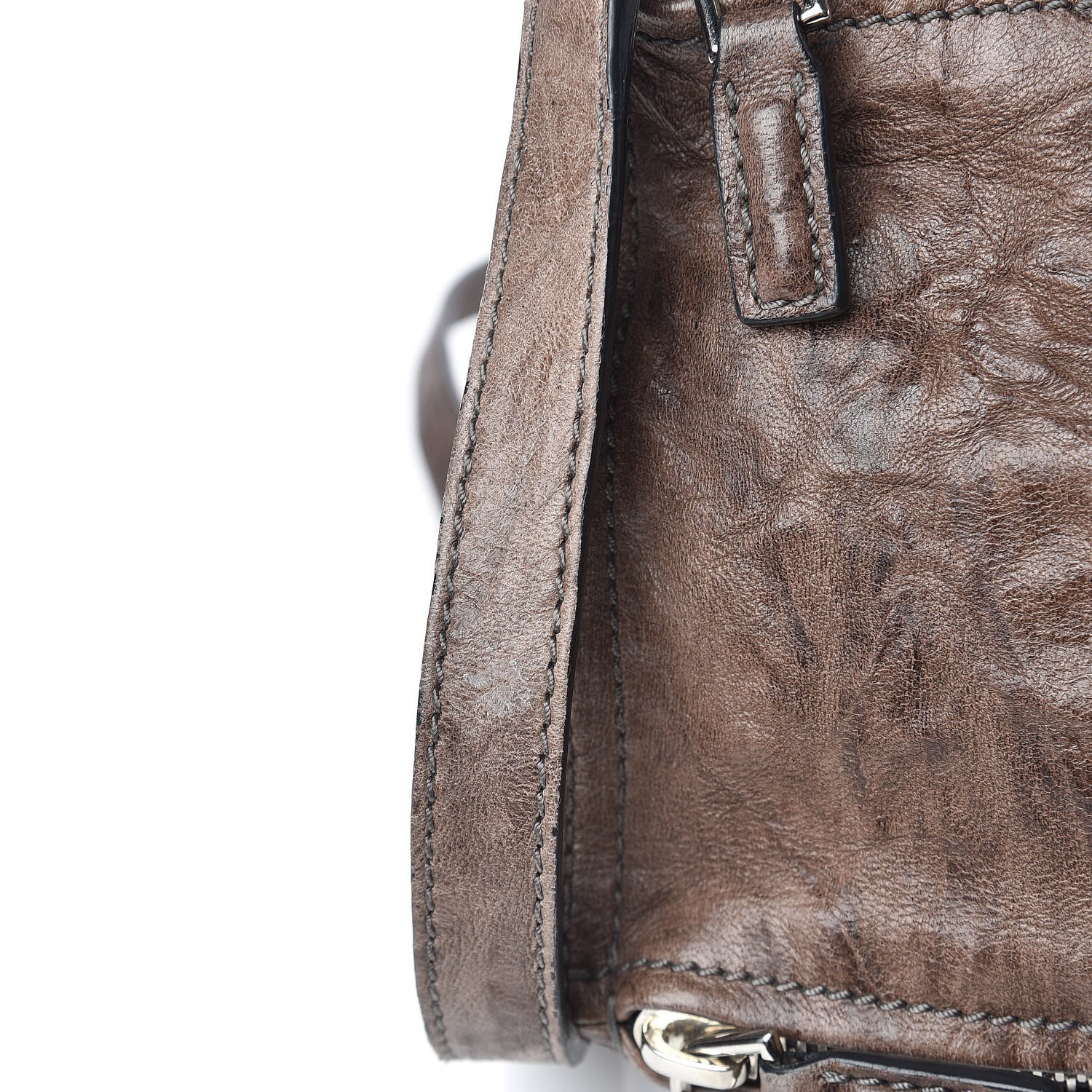 Givenchy Tumbled Sheepskin Small Pandora Charcoal 11 of 12