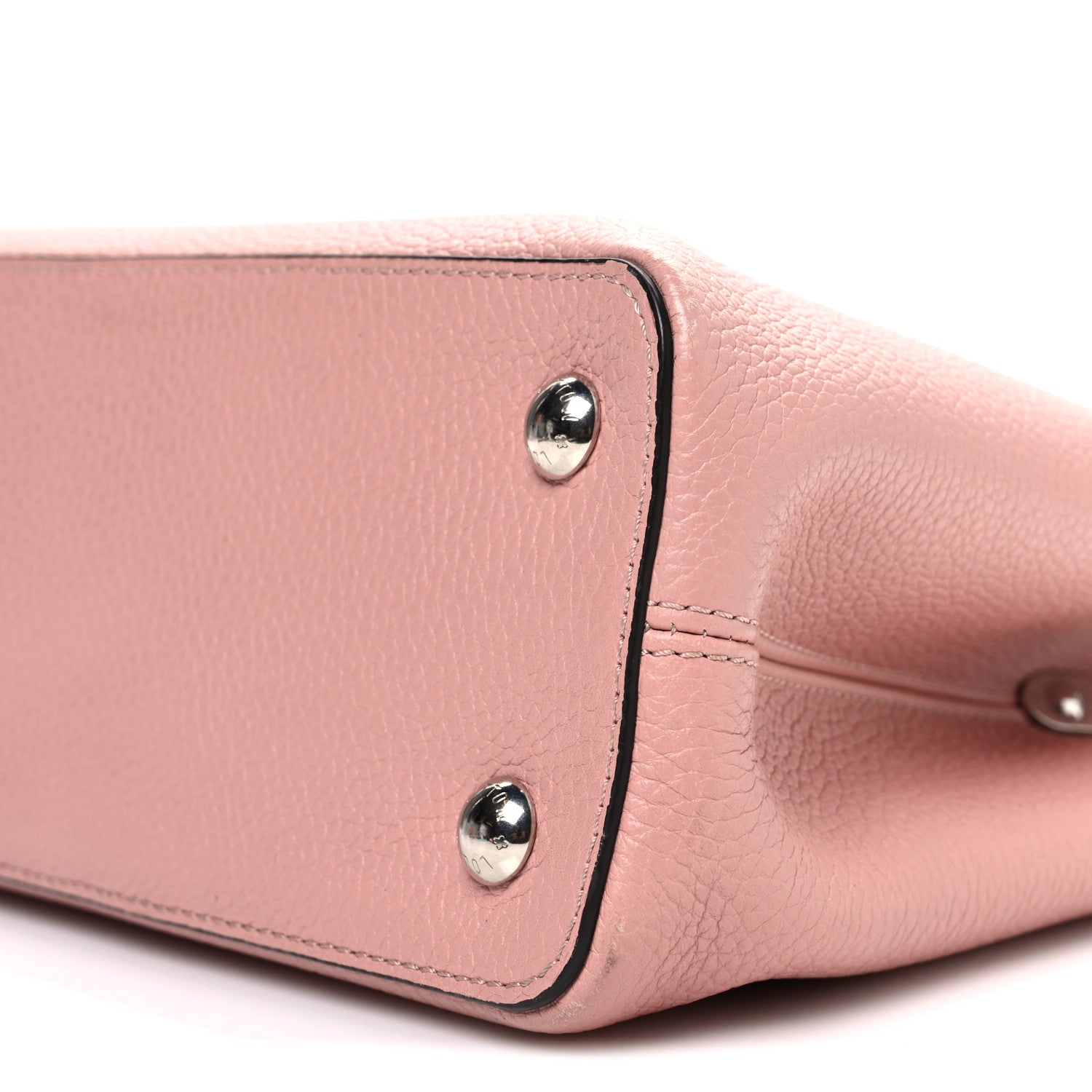 Louis Vuitton Taurillon Capucines PM Magnolia 10 of 10