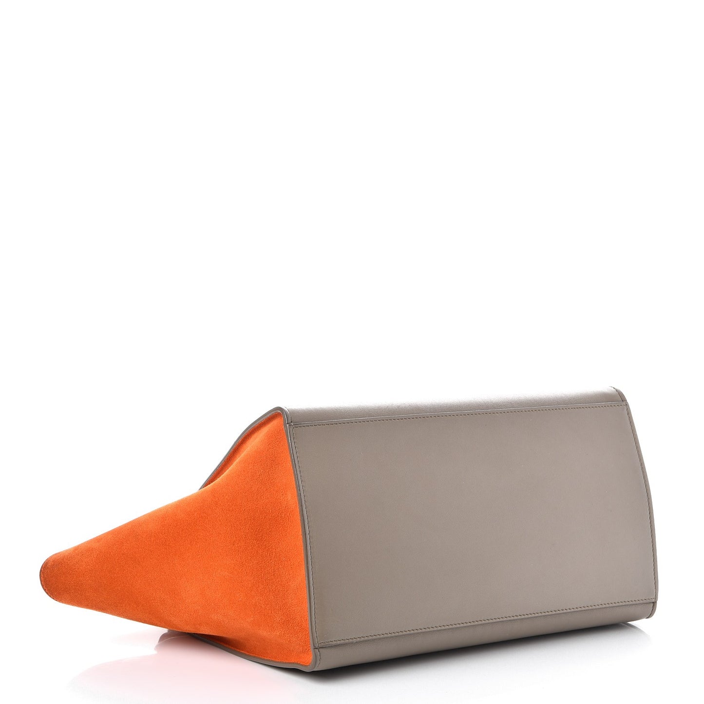 Smooth Calfskin Nubuck Medium Tri-Color Trapeze