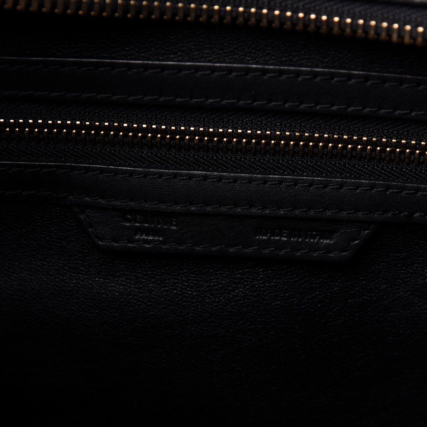 Celine Smooth Calfskin Mini Luggage Black 8 of 9