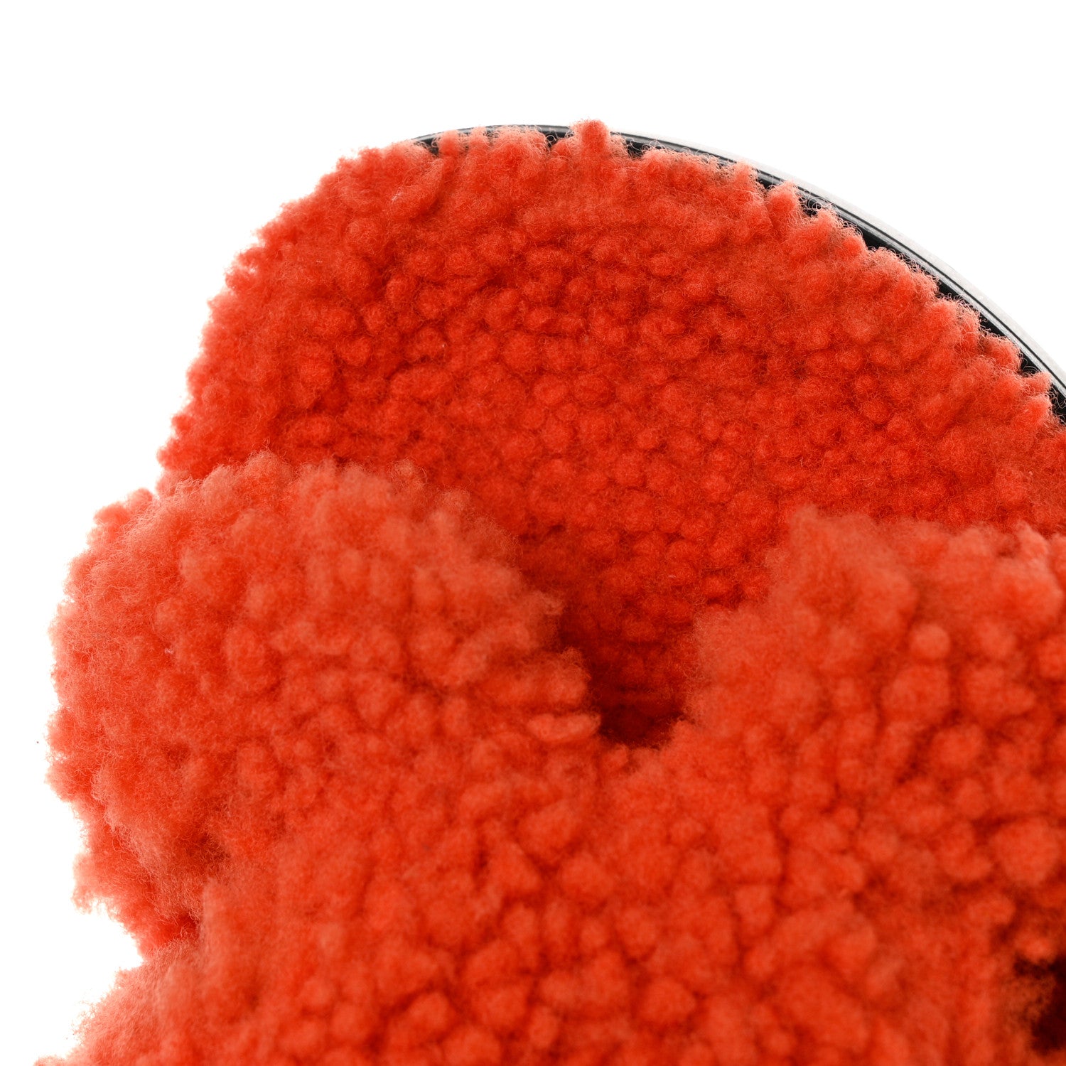 Hermes Woolskin Womens Chypre Sandals 38 Orange 12 of 12