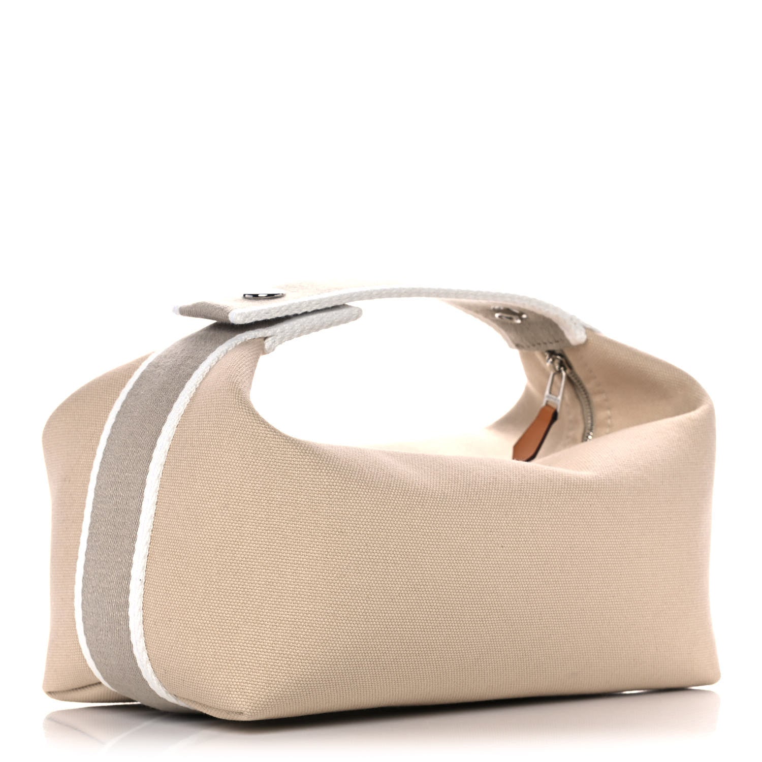 Hermes Canvas Small Bride-A-Brac Pouch Natural 3 of 12