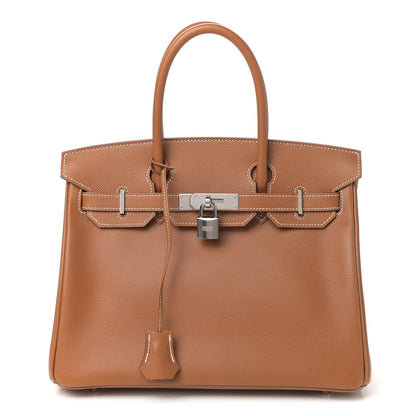 Hermes Epsom Birkin 30 Gold 1 of 10