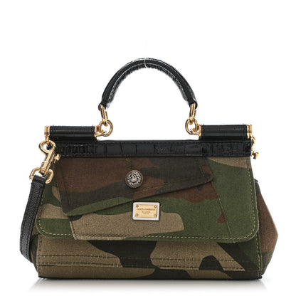 Dolce & Gabbana Cotton Camouflage Patchwork Small Sicily Multicolor 1 of 7