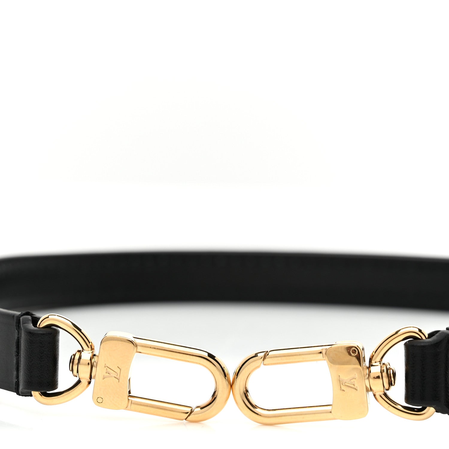 Louis Vuitton Calfskin Ivy Shoulder Strap Black 3 of 3