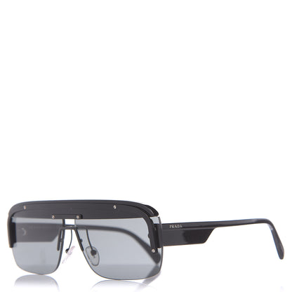 Prada Rectangular Sunglasses SPR 15U Black 1 of 6