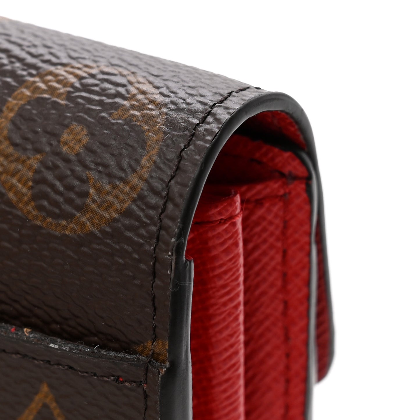 Monogram Sarah Wallet NM Coquelicot Coquelicot